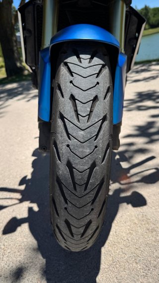 Kawasaki Z1000 Azul Moto 2007 Naked