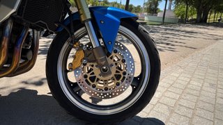 Kawasaki Z1000 Azul Moto 2007 Naked