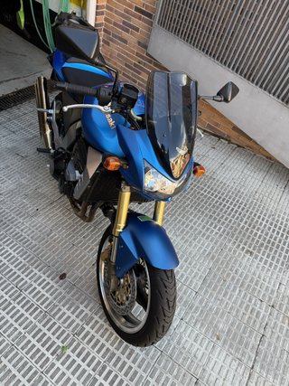 Kawasaki Z1000 Azul Moto 2007 Naked