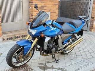 Kawasaki Z1000 Azul Moto 2007 Naked