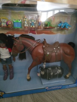 Toy Story 5 Bonnie y Blaze Set Muñeca Caballo