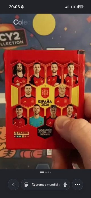 50 sobres Mundial España 2026 Panini carrefour