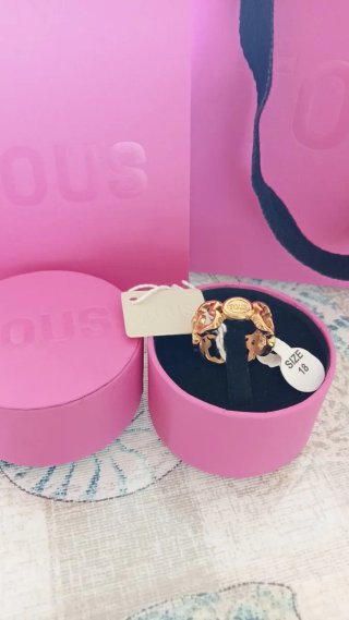 Anillo Tous Oso Talla 18