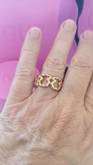 Anillo Tous Oso Talla 18