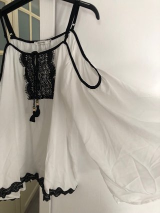 Blusón Laurena tirantes manga acampanada M