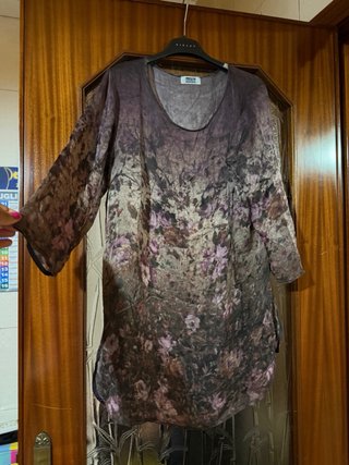 Maxi T-Shirt Krizia in Seta