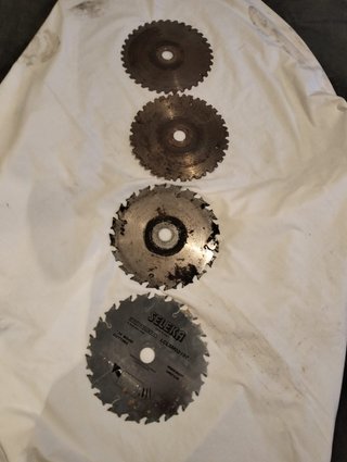 4 discos diamante para radial grande