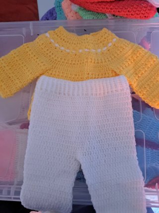Lote 4 Ropita Bebé Crochet