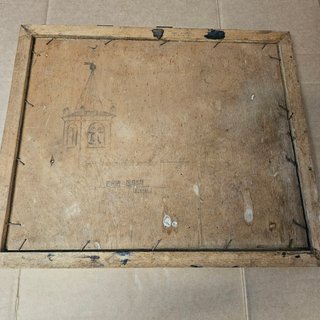 Quadro olio su compensato