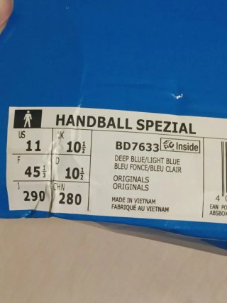 Zapatillas Adidas Spezial Azul Dorado