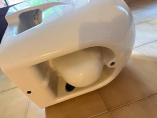 Tapa y asiento Roca blanco