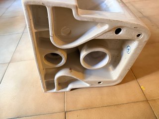 Tapa y asiento Roca blanco