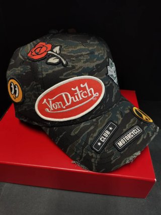 Gorra Von Dutch Camuflaje Parches