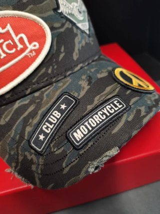 Gorra Von Dutch Camuflaje Parches