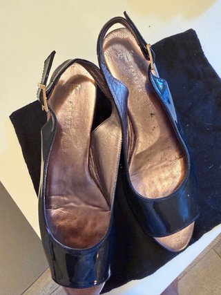 Sandalias FARRUTX Talla 38 Azul Charol