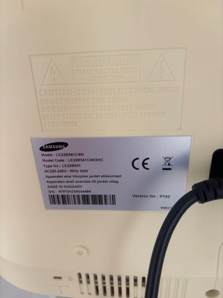 Samsung 22 LCD LE22B541C4W TV
