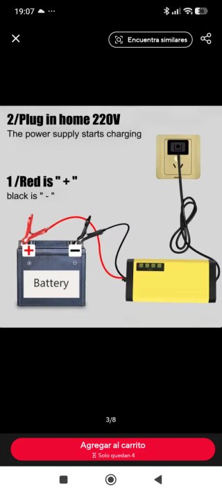 Cargador Batería Inteligente 12V