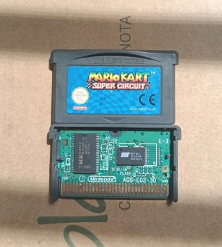 Mario Kart Game Boy Advance GBA (foto de la placa)