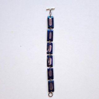 Pulsera Vintage Esmaltada Rectangular