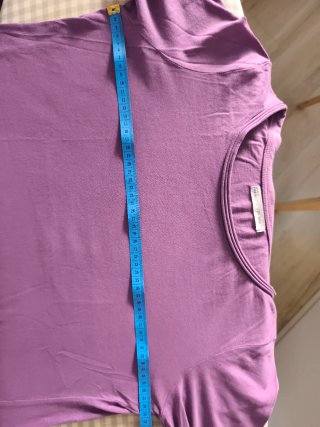 Camiseta manga larga algodón morada