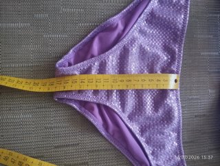 Bikini niña Calzedonia Lila Brillo