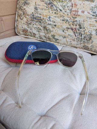 Gafas de sol pasta transparente