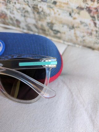 Gafas de sol pasta transparente
