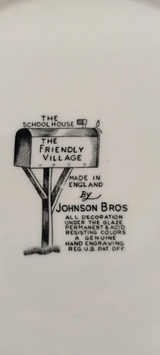 Colección Platos Johnson Bros. Porcelana