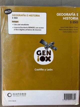 Libro 3º ESO, muy buen estado Geografía e Historia