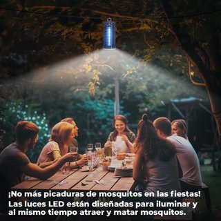 Lámpara Antimosquitos Eléctrica Negra