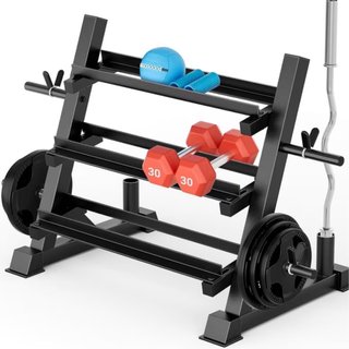Estante para mancuernas, pesas, discos
