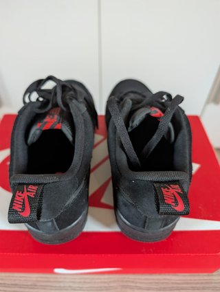 Nike Air Force 1 nere rosse nuove
