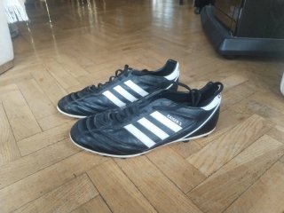 Zapatillas Adidas Kaiser 5 Fútbol Negras Blancas