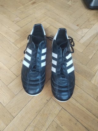 Zapatillas Adidas Kaiser 5 Fútbol Negras Blancas