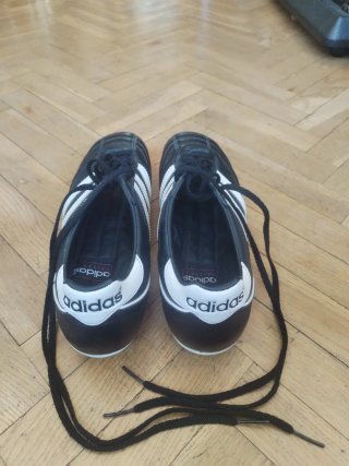 Zapatillas Adidas Kaiser 5 Fútbol Negras Blancas