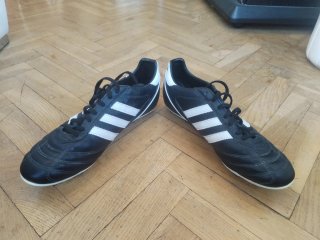 Zapatillas Adidas Kaiser 5 Fútbol Negras Blancas
