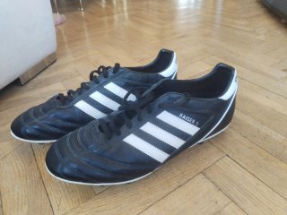 Zapatillas Adidas Kaiser 5 Fútbol Negras Blancas