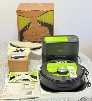 Robot Aspirador Fregasuelo 8000PA Base Autovaciado