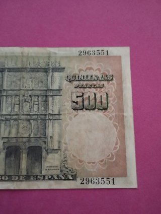 Billete 500 Pesetas Banco de España 1946