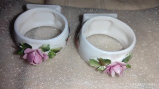 2 Servilleteros Royal Albert Moss Rose