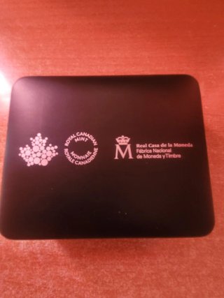 Colección 2 Monedas 10€ y 20$ España-Canadá