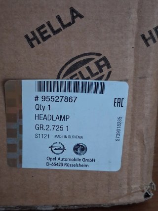Faro Opel Vivaro B / Renault Trafic 2014+