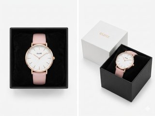 Reloj Cluse Dorado y Rosa Nuevo
