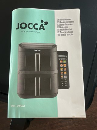 Air Fryer JOCCA 11L (5,5L + 5,5L) Doble Cesta