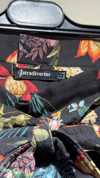 Pantalón Verano Estampado Flores Talla L