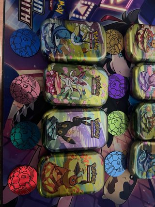 Latas Coleccion Pokemon Eevee Evolutions