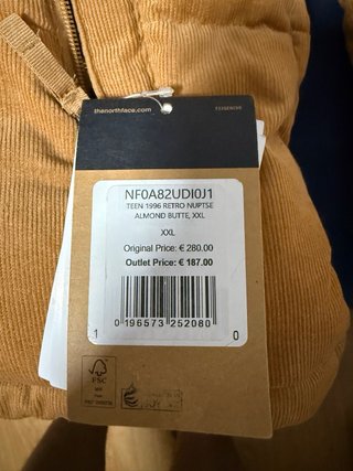 Urge! Cazadora The North Face Beige Corduroy