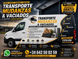Transporte mudanzas reus tarragona barcelona