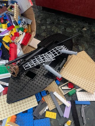 Caja grande de piezas LEGO surtidas – buen estado