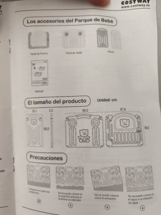 Parque infantil corralito para bebés